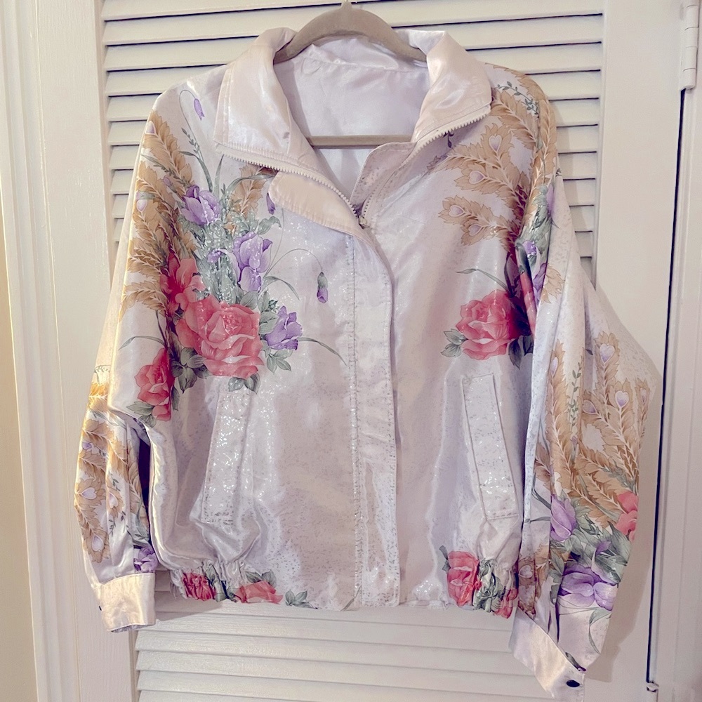 Reversible vintage bomber jacket